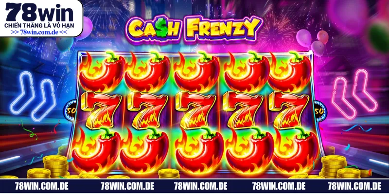 Cash Frenzy sở hữu đồ họa bắt mắt siêu cuốn hút