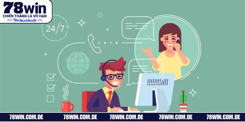 Liên hệ 78WIN để được hỗ trợ, giải đáp nhanh nhất